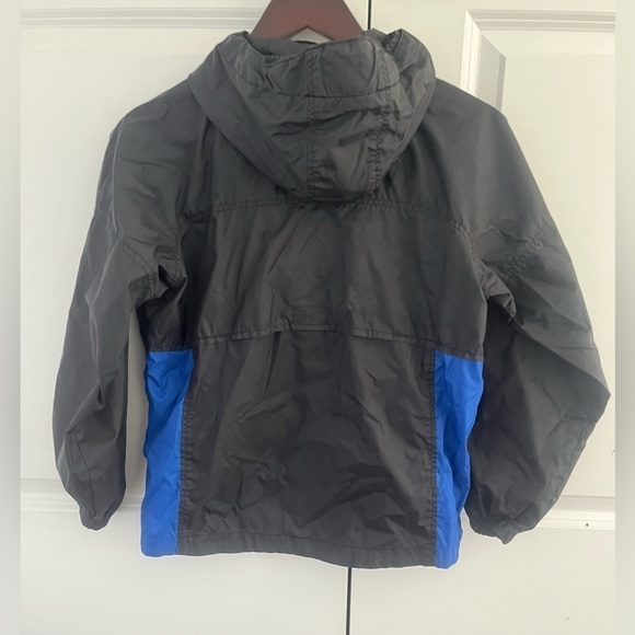 Columbia boys/ girls windbreaker Sz. 10/12 black/navy packable - Picture 3 of 6